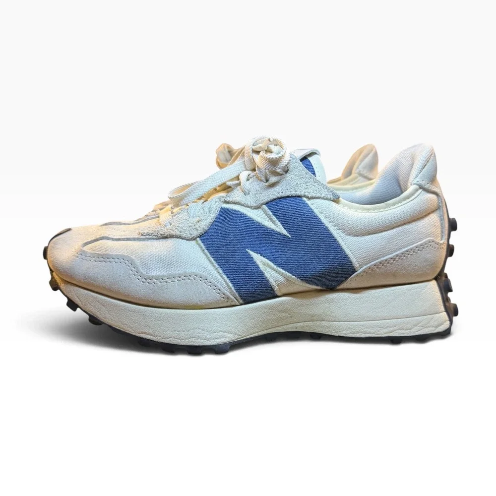 New Balance 327 Sneakers Womens 8 Reclection Blue Retro GUC Low WS327JB